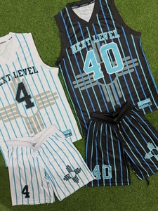 Conjunto de Uniforme de Baloncesto Personalizado Reversible, Sublimado, de Secado Rápido y Transpirable para Adultos/Niños - Product Image 3