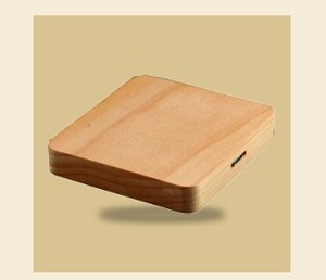 Wooden Wireless Charger Pad 10W 15W Fast <b>Charging</b> <b>Stand</b> for Mobile <b>Phone</b> Corporate Gift - Product Image 2