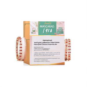 Gold Plated Meenakari <b>Bangles</b> <b>Set</b> Crystal Stone Imitation Pearl 10575603MH_2.6 for Bridal Occasions Fine Steel Jewelry <b>Set</b> Ruby - Product Image 2