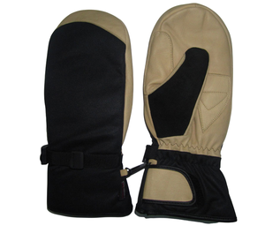 Guantes de Esquí Personalizados con Logotipo, Impermeables y Resistentes al Viento, con Palma de Cuero Genuino y Correa de Muñeca Ajustable - Product Image 3