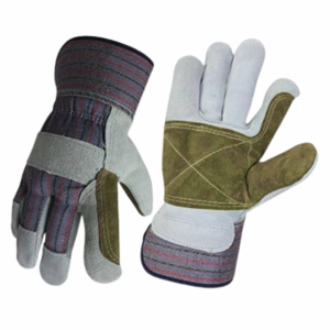 Gants de sécurité industriels en cuir de vachette canadien de haute qualité, cuir grainé premium, certifiés CE, résistants à la chaleur - Product Image 5