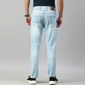 Jeans de diseñador para hombre, estilo streetwear, corte recto, fabricante de jeans rectos - Product Image 2