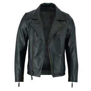 Luxury Mens Sheepskin Leather <b>Jacket</b> Soft And <b>Warm</b> With Premium Feel <b>Waterproof</b> And Plus Size Mens <b>Jacket</b> - Product Image 3