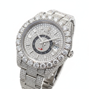 Collier tennis hip-hop personnalisé en diamants naturels, plaqué or 14 carats, certifié IGI, 22 pouces, 8,50 carats au total, bijoux de mariage pour femme, Gujarat - Product Image 2