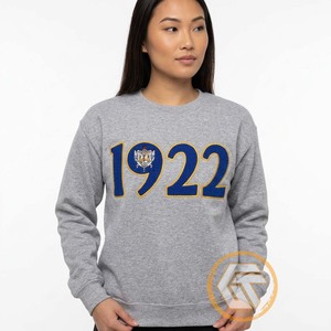 Sweat-shirt décontracté pour femme en molleton de coton éco-responsable 500g, brodé sur le devant, collection automne-hiver, haute qualité, Sigma Gamma Rho - Product Image 3