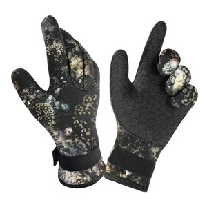 Gants de pêche camouflage personnalisés en polyester légers, imperméables, antidérapants, pour la chasse, la pêche sous-marine et les activités aquatiques - Product Image 2