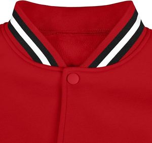 High Quality Men's Varsity Jackets Thin <b>Stand</b> Collar Light <b>Weight</b> Winter Wool Body Leather Sleeve Best Design Plain Fabric Front - Product Image 5