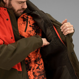 Wholesale Mens <b>Camo</b> Hunting <b>Jacket</b> Water-Resistant Softshell Outdoor Tactical <b>Jacket</b> Breathable Poly Nylon OEM - Product Image 6