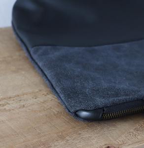 Sac fourre-tout en cuir et toile, style vintage, imperméable, broderie ouverte, sac à bandoulière, sac de voyage, sac de travail, sac de shopping, durable, personnalisable - Product Image 6