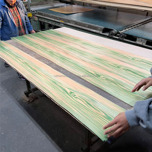 Contrachapado Decorativo IRODORITAI de Cedro Verde Teñido, Tablero de Contrachapado Enchapado con Revestimiento de Uretano, Diseño Japonés a Cuadros para Sala de Estar - Product Image 6