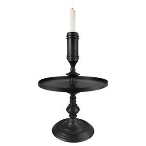 Porte-bougie antique en métal et pot à bougie unique en béton, finition artisanale, couleur marron, pots à bougies luxueux faits à la main - Product Image 4
