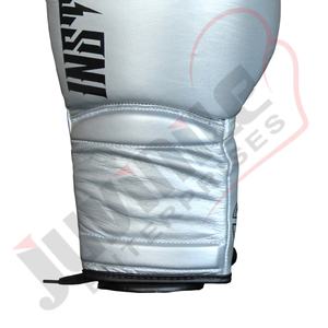 Professional <b>Lace</b> up Boxing <b>Gloves</b> Metallic Leather Custom Logo High Quality <b>Lace</b> up Adult Boxing <b>Gloves</b> in Multiple Colors - Product Image 4
