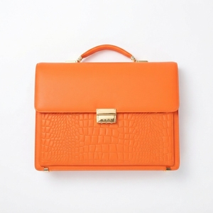 Hiend Industries HI-1174 Custom Logo Genuine Leather <b>15</b> Inch <b>Laptop</b> Briefcase Detachable Soft Business Travel Office <b>Bag</b> Large - Product Image 4