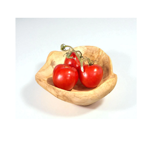 ชามไม้กระถินณรงค์ดีไซน์สวย พร้อมฐานรอง สำหรับร้านอาหาร ชามผลไม้ขนาดใหญ่ สำหรับตกแต่งงานคริสต์มาส ใช้สำหรับงานปาร์ตี้ - Product Image 1