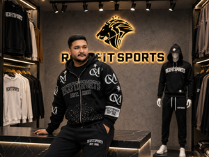 เสื้อฮู้ดดี้ผู้ชายสีดำแบบซิปเต็มตัวลายกราฟิก REXFITSPORTS 2026 ผ้าฝ้ายผสมโพลีเอสเตอร์เนื้อฟลีซ 280-300 GSM เสื้อฮู้ดสตรีทแวร์แบบสั่งทำพิเศษ - Product Image 6
