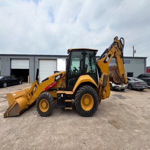 Cat 420F2 Backhoe Loader Good Quality <b>Cheap</b> Price Wheeled Backhoe Caterpillar 420F Earthmoving Equipment - Product Image 1