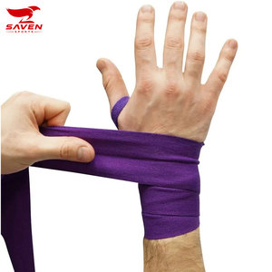 Bandages de boxe MMA en néoprène de haute qualité avec logo personnalisé imprimé, bandages élastiques pour l'entraînement, bandages de protection - Product Image 3