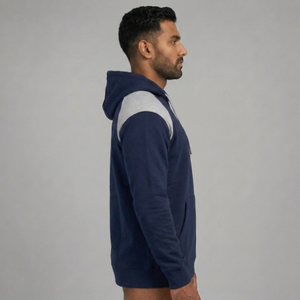 Sweat-shirts à capuche pour hommes 100% coton, streetwear, avec cordon de serrage, logo personnalisé, sweat-shirts à capuche pour hommes - Product Image 6