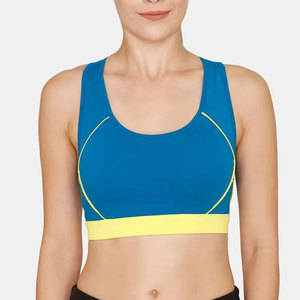 Sujetador Deportivo para Mujer, de Alto Impacto, Acolchado, con Tirantes Ajustables, Transpirable, de Malla, para Gimnasio, Yoga, Fitness, Ejercicio, Ropa Deportiva - Product Image 1