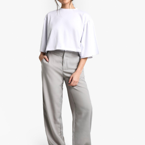 Camisetas para mujer a precio mayorista, camisetas personalizadas con logo, camisetas con cuello redondo para hombre, camiseta de diseño naranja y negra para mujer - Product Image 5