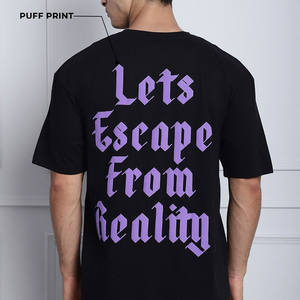 Camiseta de alta calidad 100% algodón para hombre, oversize, con impresión de logotipo personalizado y estampado en relieve. - Product Image 3