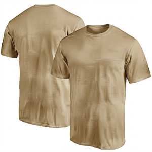 Camiseta de Verano para Hombre, Modelo 2026, Color Rojo Sólido, 100% Algodón Jersey, Corte Regular, Transpirable, Secado Rápido, Cuello Redondo, Prenda Superior OEM - Product Image 1