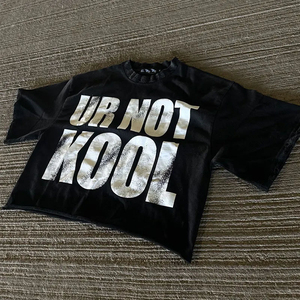 Camiseta Corta Gráfica para Hombre con Estampado de Letras Audaces, Estilo Urbano, Manga Corta, Casual, a la Moda, de Verano, Oversize - Product Image 4