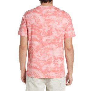T-shirts pour hommes en coton 100% à coupe classique, tie and dye, couleur unie, surdimensionnés, tendance, prix de gros - Product Image 5
