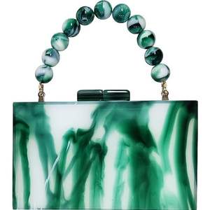 Élégante pochette en résine pour femme, sac à main pour mariage, ensemble cadeau de mariage - Product Image 3