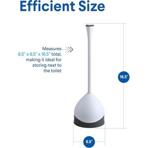 Sturalavandini Robusto dal Design Compatto con Base in Gomma Antiscivolo e Pratico Supporto a Scomparsa per l'Organizzazione del Bagno - Product Image 5