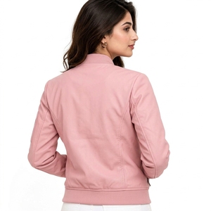 2026 <b>Women</b> Bomber Jackets <b>Windbreaker</b> Breathable Custom Logo Design Plus Sized <b>Women</b> Bomber Jacket OEM Service Best Selling - Product Image 3