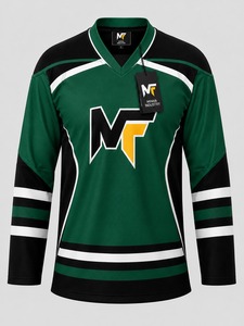 Nouvelle Arrivée Maillot de Hockey sur Glace Personnalisé OEM pour Hommes, Femmes et Jeunes – Respirant, Nom et Numéros Brodés Authentiques – Créez Votre Propre Design - Product Image 1