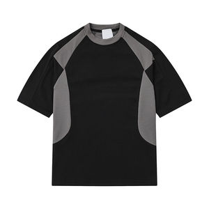 2026 High Street Color Matching Hip Hop Sports <b>t</b> <b>Shirt</b> Short Sleeved Men's <b>t</b> <b>Shirt</b> Crew Neck Dry-fit Breathable <b>ringer</b> <b>Shirts</b> - Product Image 1