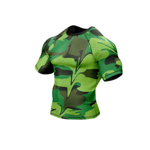 Men's Rash Guard Sport T-Shirts with Custom Logo Breathable Comfortable Short <b>Sleeve</b> Customized Color & Size - Product Image 5