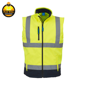 Gilet Softshell sans manches pour homme, vêtement de travail, doublure polaire - Product Image 4