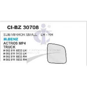 SUB MORROR Espejos de coche Pequeño LH RH 0028116533 Volante a la izquierda - Product Image 1