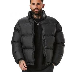 Chaqueta Acolchada Negra de Alta Calidad para Hombre, Chaqueta de Invierno para Adultos - Product Image 1