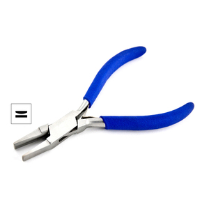 130mm Flat & Half Round <b>Nose</b> Convex Jaws Pliers Jewelry Making Tools Watchmaking Musical Instrument Repair Tool Stainless Steel - Product Image 1
