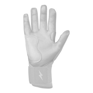 Bruce <b>Bolt</b> High Quality Premium Cabretta Leather Batting Gloves <b>Hook</b> Loop Closure Durable Long Cuff Design Ambidextrous - Product Image 4