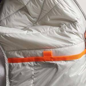 Chaqueta Híbrida Blanca Personalizada al por Mayor para Hombre, Ligera, con Capucha de Malla, para Invierno, Servicio OEM Disponible, Clásica - Product Image 5