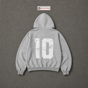 <b>Grey</b> Full <b>Zip</b> <b>Hoodie</b> Premium Heavyweight Cotton Fleece Oversized Streetwear Hooded Sweatshirt Unisex Blank Zipper Jacket Custom - Product Image 6