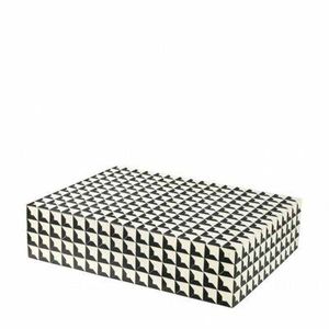 Caja marroquí con incrustaciones de hueso, caja de almacenamiento decorativa hecha a mano, organizador de joyas con diseño único, accesorio de lujo para el hogar. - Product Image 2