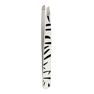 Pinzas para Cejas de Color Mate, Acero Inoxidable Sostenible, Punta Inclinada, Pinzas para Cejas con Logotipo Personalizado - Product Image 5