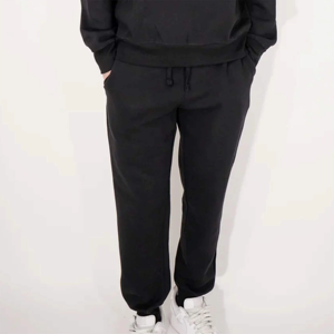 Ensemble sweat-shirt et pantalon de jogging en polaire uni pour homme et femme, ensemble sport deux pièces - Product Image 2