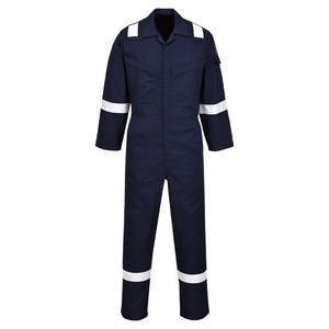 Combinaisons de travail haute visibilité en gros, respirantes et durables, avec bandes réfléchissantes, uniformes de chantier personnalisables avec logo pour hommes - Product Image 3