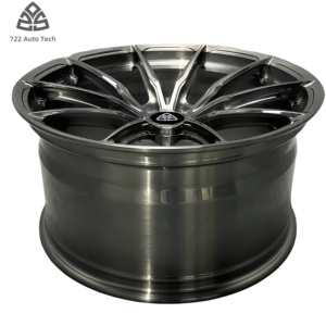722Auto T6 Monoblock 20x9 <span class=keywords><strong>10</strong></span> radios cóncavos profundos negro brillante 5x112 JWL para Mercedes S63 AMG - Product Image 3