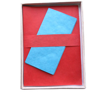 Papel lokta premium, 10 encabezados de carta tamaño A4 + 5 sobres, empaquetados en una caja a juego - Product Image 1