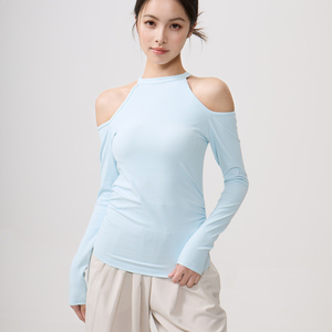 Camiseta Deportiva de Manga Corta para Mujer, de Secado Rápido, Elástica, para Yoga, Fitness, Gimnasio, Entrenamiento, Ropa Deportiva - Product Image 4