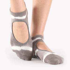 Calcetines de yoga y pilates para mujer ODM Vietnam, con agarre, teñidos, para barre, antideslizantes, con logo personalizado, venta al por mayor de fábrica. - Product Image 4