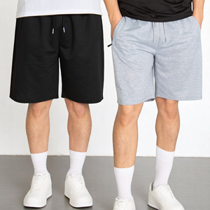 MACCI Cool Formula - Pantalones Cortos de Verano Unisex, Cintura Elástica de 5 Pulgadas, Ligeros, Transpirables, de Secado Rápido, 100% Algodón Satinado Elástico - Product Image 1